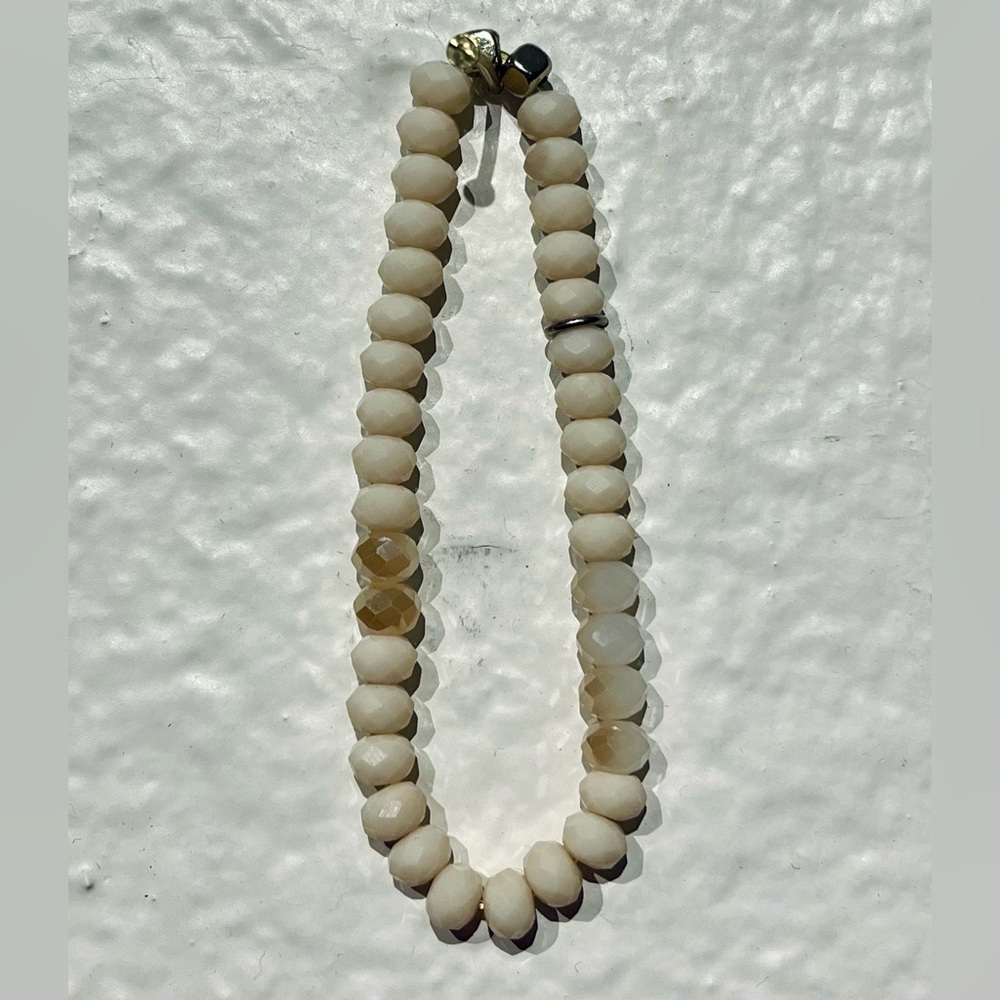 Vintage Cream Beaded Bracelet
